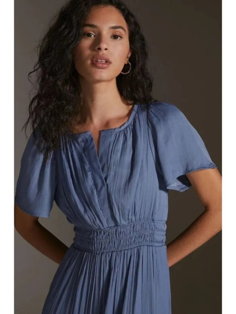 Anthropologie The Somerset Silky Maxi Dress